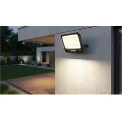 LED projektør | 4000K | 200W | 18000lm | IP65 | Sort