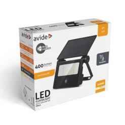 LED Projektør | 400lm | 4000K | PIR Sensor | Udskifteligt Batteri