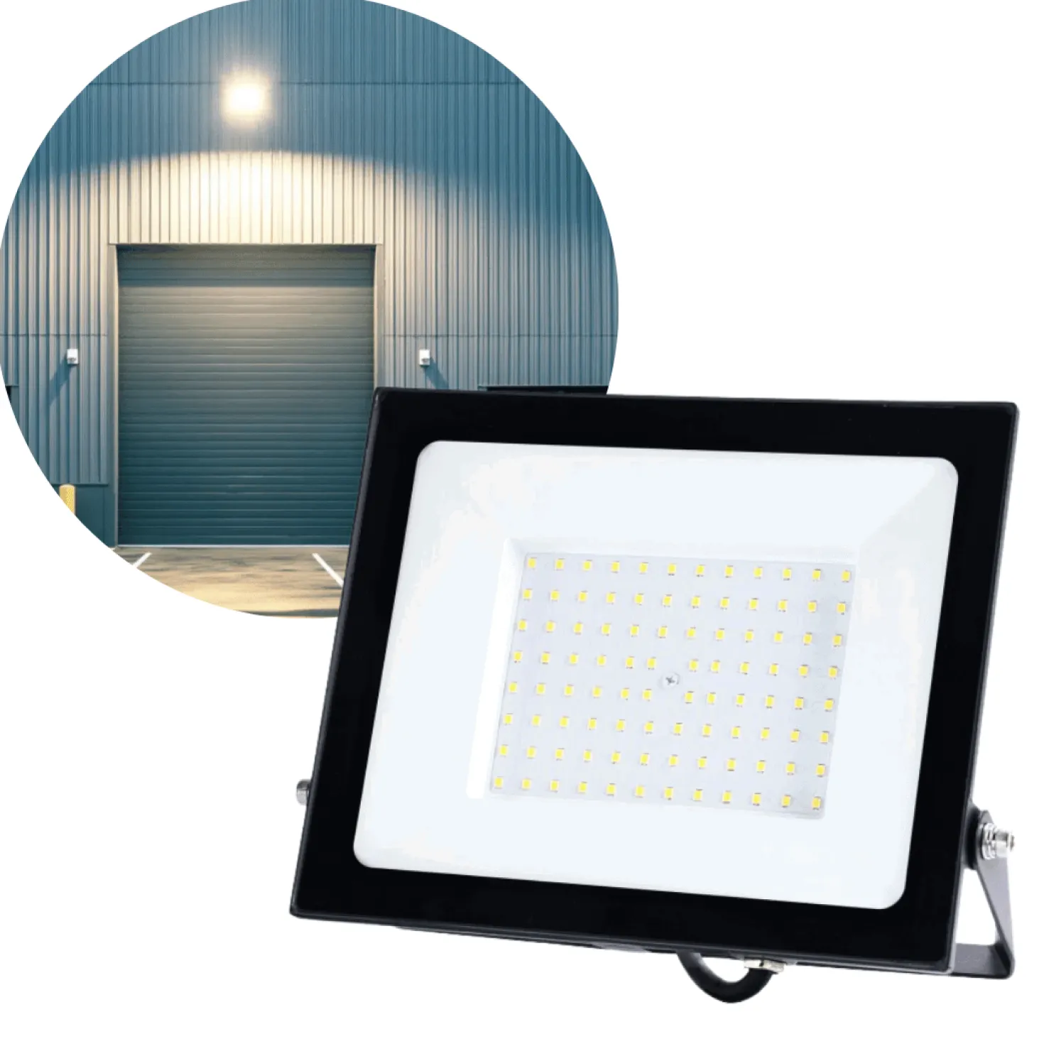 LED Projektør | 4-Pak | 100 W | 8500 lm | 4000K | IP65