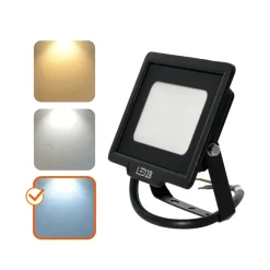LED Projektør | Sort | IP65 | 20W | 6000K | MH
