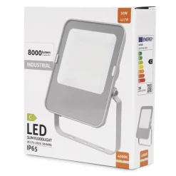 LED Projektør | 50W | 8000LM | 4000K | IP65