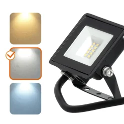 LED projektør | 10W | 735lm | 4000K | IP65