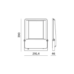 LED Projektør | 150W | 19500lm | 4000K | IP65