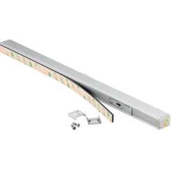 LED Skabslys, aluprofil. m/sensor og batteri