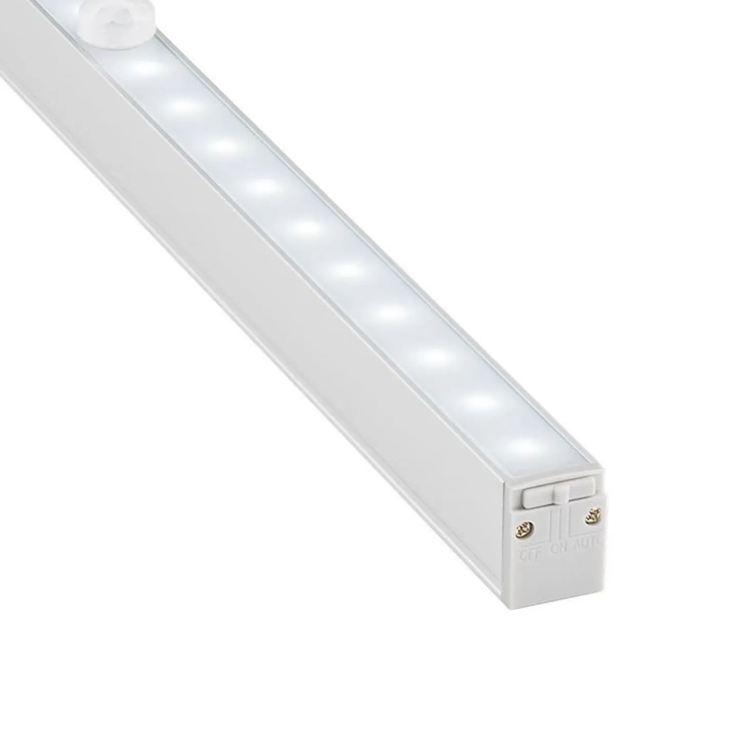 LED Skabslys, aluprofil. m/sensor og batteri