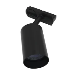 LED Skinnespot | GU10 | 1-faset | Push-Back funktion | Sort