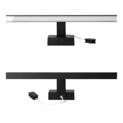 LED spejlarmatur | 40 cm | 8W | Sort