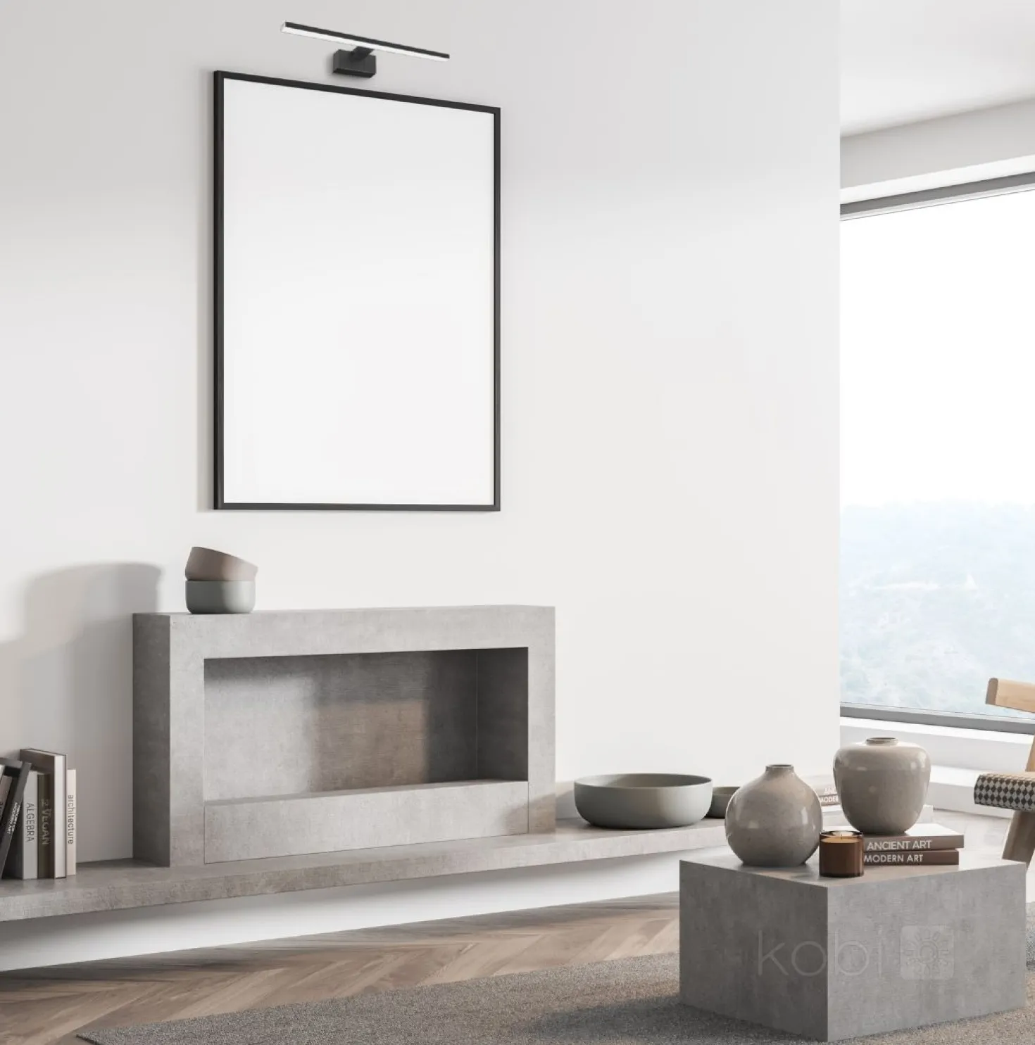 LED spejlarmatur | 50 cm | 10W | Sort