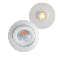 LED Spot | ISO Lavprofil | Hvid | 3000K | 6W | IP54