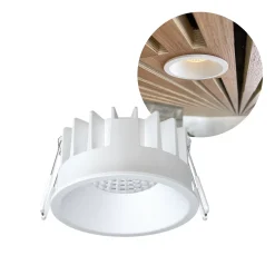 LED Spot | ISO Lavprofil | 3000K | 7W | IP54 | Hvid