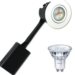 LED Spot | Philips Gu10 | PRIMA | Mat. Hvid | 230V (Dæmpbar)