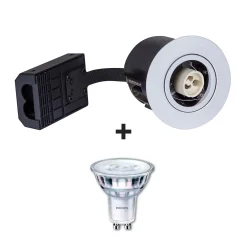 LED Spot | Philips Gu10 | VENTA | Mat. Hvid | 230V (Dæmpbar)