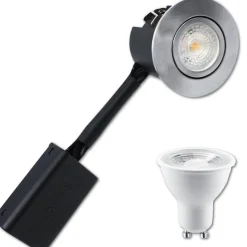 LED Spot Samsung I PRIMA | Børstet Alu | Gu10 | 230V (Ikke-Dæmpbar)