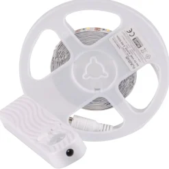 LED strip med sensor og batteri til skabe | 3m | 4000K