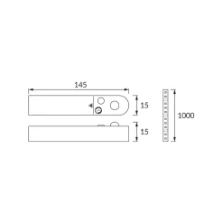 LED strip på batteri | Med sensor | 2W | 4100K | 1M