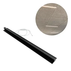 LED Troldtekt Skinne 60cm | 3000K | 1400lm | 17W | PureLED | Sort