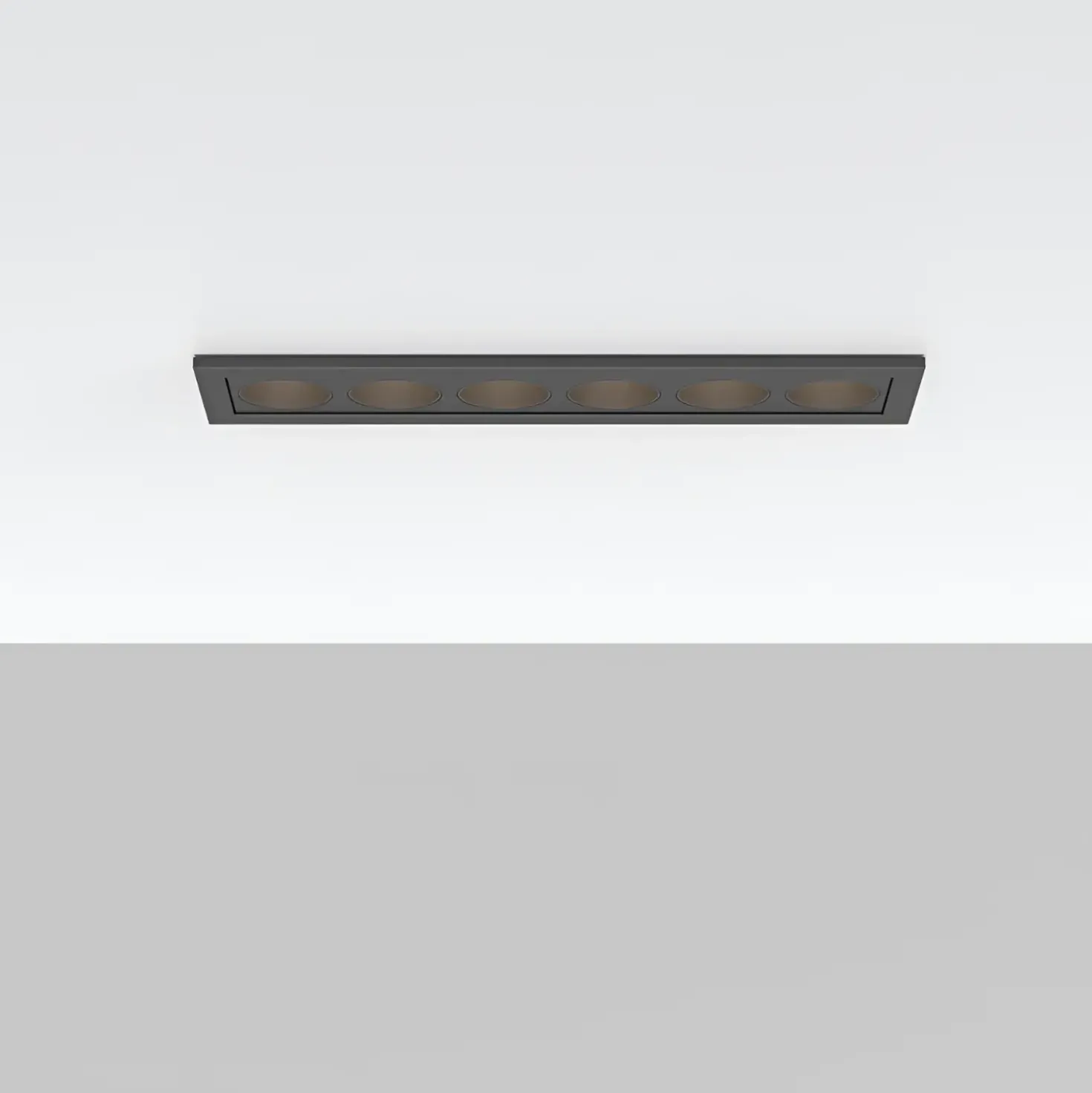 Lineært LED Indbygningsspot | 3CCT | 650lm | 9W | Linex LN6 | Sort