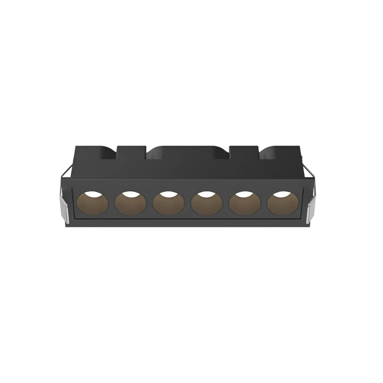 Lineært LED Indbygningsspot | 3CCT | 650lm | 9W | Linex LN6 | Sort