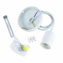 Loftlampe | Pendel Lampe | Hvid | E27 | 230v