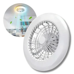 Loftventilator Med Lys | 2-Pak | 63W | CCT 3000-6500K | Ø485 | Fjernbetjening