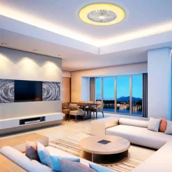 Loftventilator Med Lys | 2-Pak | 63W | CCT 3000-6500K | Ø485 | Fjernbetjening