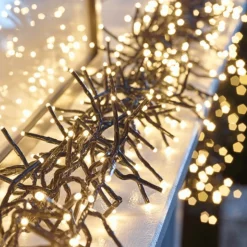 Lyskæde | Cluster | IP44 | 400 LED Dioder | WW | 8M