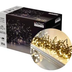 Lyskæde | Cluster | IP44 | 400 LED Dioder | WW | 8M