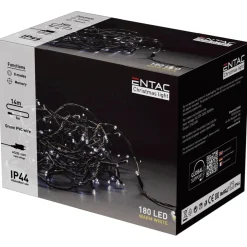 Lyskæde Udendørs | Julelys | 14M | 180 LED Dioder | Varm Hvid