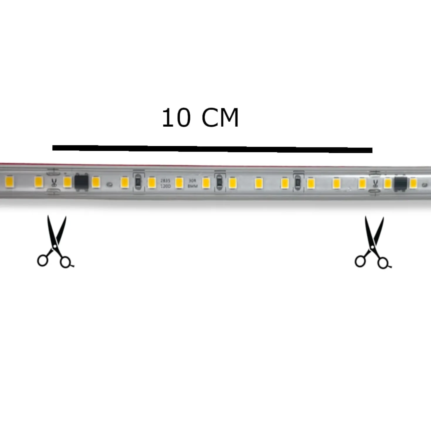 Lysskinne til Troldtekt 230V | 10m Sæt | Sort | LED | 4500K