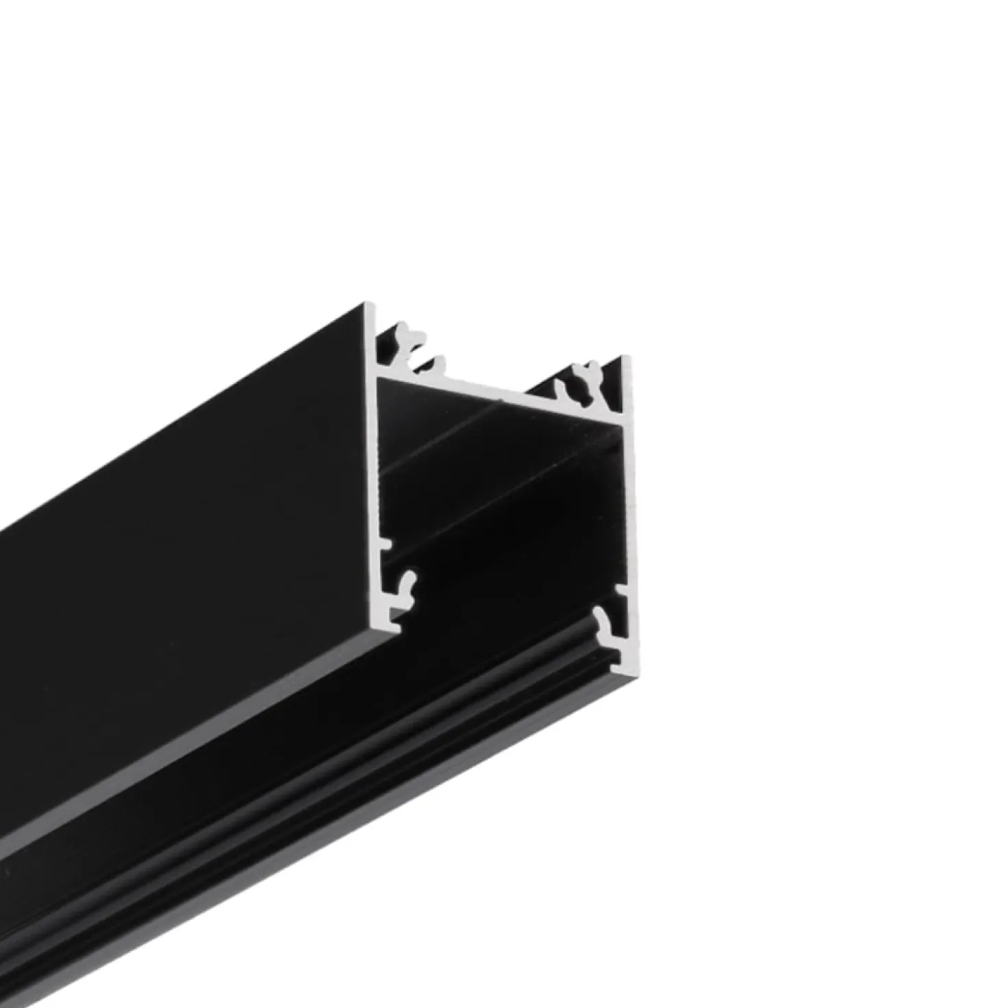 Lysskinne til Troldtekt 230V | 10m Sæt | Sort | LED | 4500K
