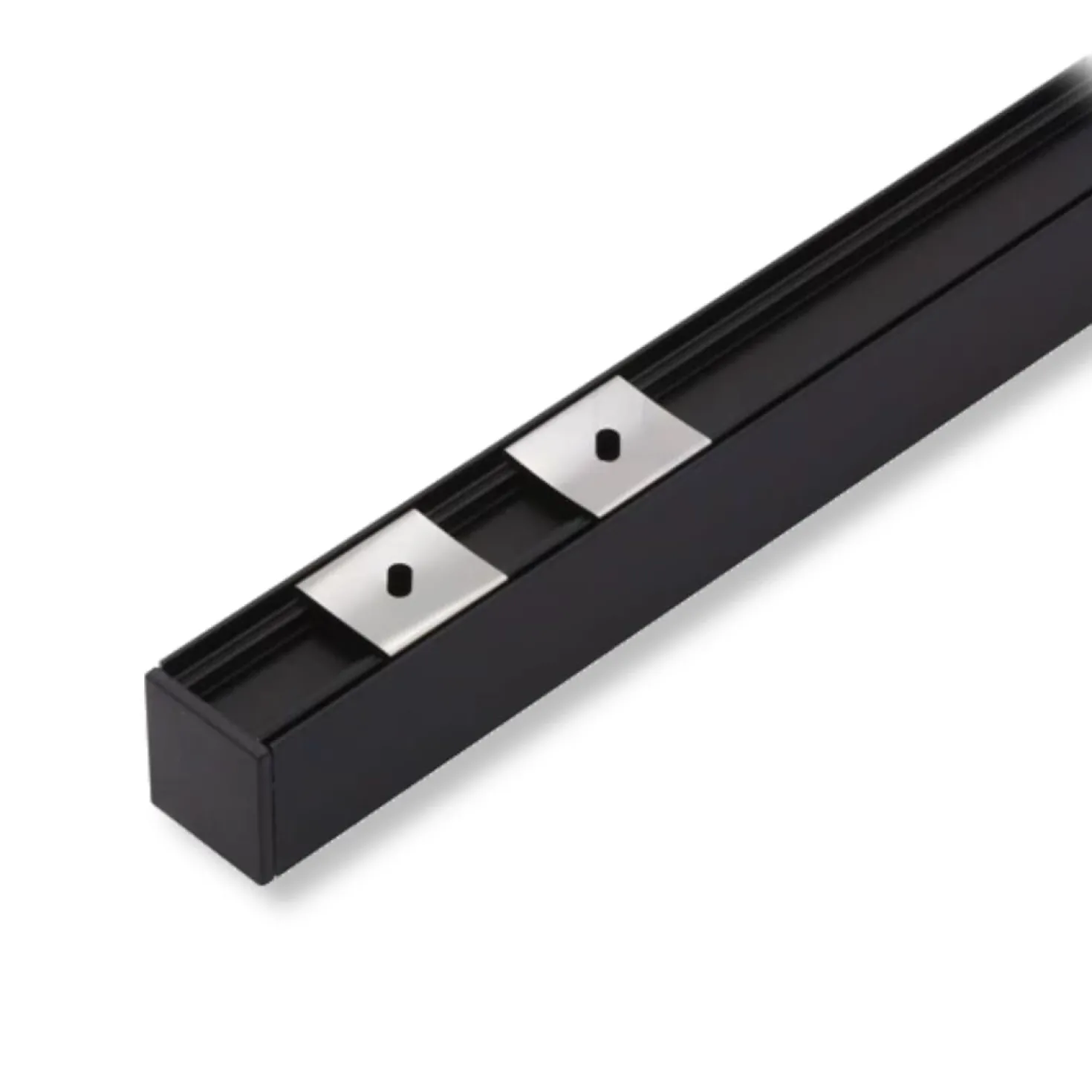 Lysskinne til Troldtekt 230V | 10m Sæt | Sort | LED | 4500K