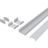1m Aluprofil med milky diffuser | 17x7mm | Op til 12mm LED strip