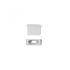 1m Aluprofil med milky diffuser | 16x6mm | Hvid | Overflademonteret