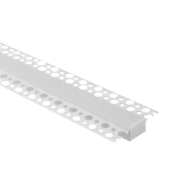 1m Aluprofil | 55,8x12,5mm | Hvid | Indbyg | Til LED strips