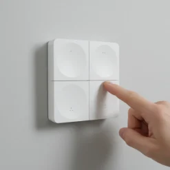 MiBoxer Vægpanel | Fjernbetjening | Dæmp+CCT | 4 Zoner | K4-W | Hvid