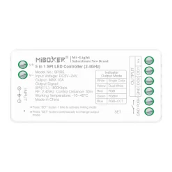 MiBoxer SPI LED Controller | 5i1 | 2.4Ghz | Hvid | SPIR5