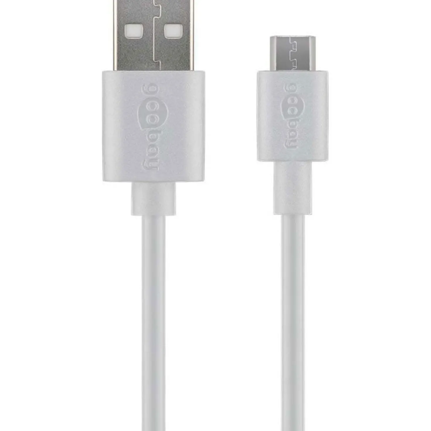 Micro USB Kabel | 2.5A | 1m | USB A | Hvid (77527)