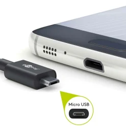 Micro USB Kabel | 2.5A | 1m | USB A | Hvid (77527)