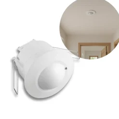 Mikrobølge Bevægelsessensor | 1-8m | 360° | IP20 | Hvid