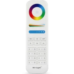 Mi-Light Fjernbetjening | RGB+CCT | 8 Zoner | Hvid | FUT089