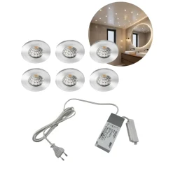 Mini Spot | 6-Pak | Stjernehimmel LED | 2800K | 240lm | 3W | Inkl. tilbehør | MITO MINI