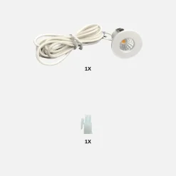 Mini Spot | Stjernehimmel LED | 2800K | 240lm | 3W | MITO MINI | Hvid