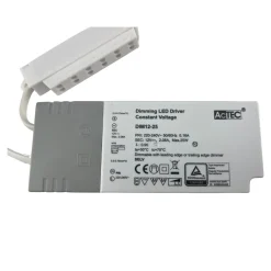 MITO driver 12V med 6 udgange | m/tilslutningsledning. m/stik