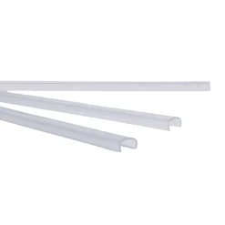 1m Plastikprofil til Glorie 230V LED Strip | Gennemsigtig