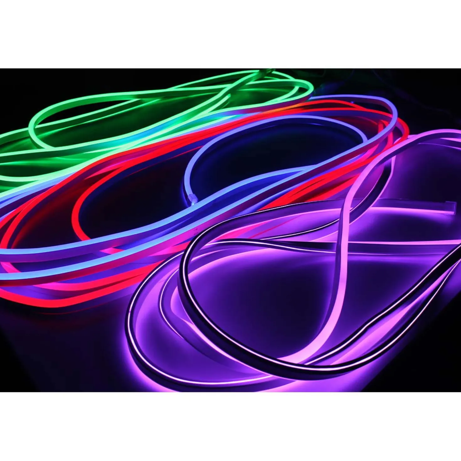 Neon LED Strip 230V | Blå | 300lm/m | 8.5W/m | IP65 | FLEX