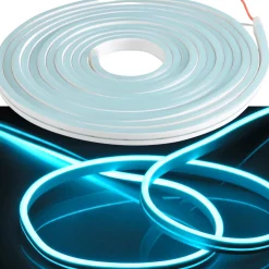 Neon LED Strip 24V | 5m | 6mm | Blå | 350lm/m | 8W/m | IP65