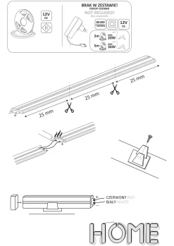 Neon LED Strip 12V | 5m | 6mm | Blå | 5.4W/m | IP65