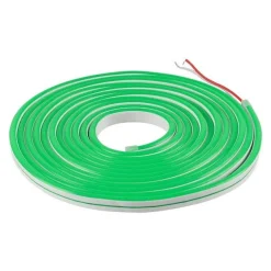 Neon LED Strip 24V | 5m | 6mm | Grøn | 350lm/m | 8W/m | IP65