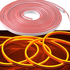 Neon LED Strip 24V | 5m | 6mm | Orange | 350lm/m | 8W/m | IP65