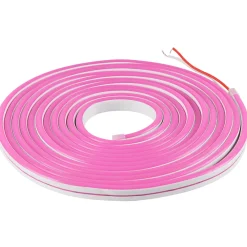 Neon LED Strip 24V | 5m | 6mm | Pink | 350lm/m | 8W/m | IP65